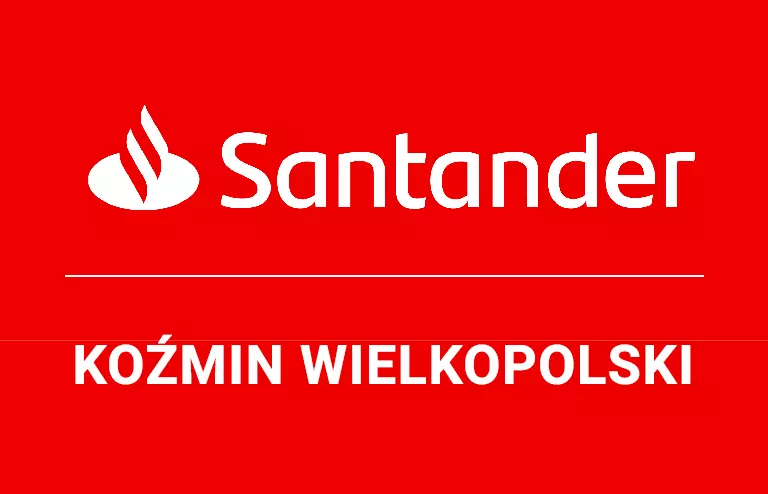 Logo koźmińskiej placówki Santander Bank Polska S.A.