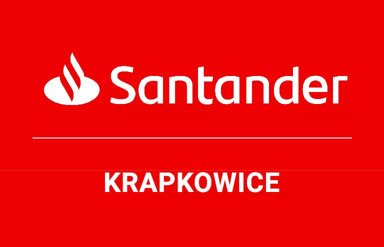 Logo krapkowickiej placówki Santander Bank Polska S.A.