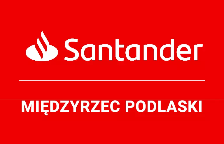 Logo międzyrzeckiej placówki Santander Bank Polska S.A.