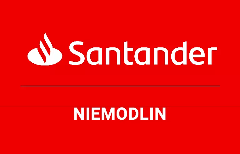 Logo niemodlińskiej placówki Santander Bank Polska S.A.