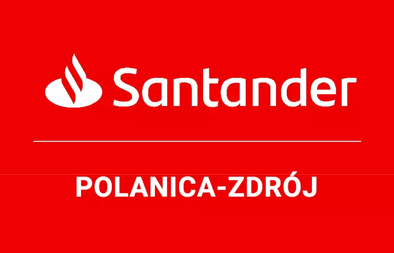 Logo polanickozdrojskiej placówki Santander Bank Polska S.A.