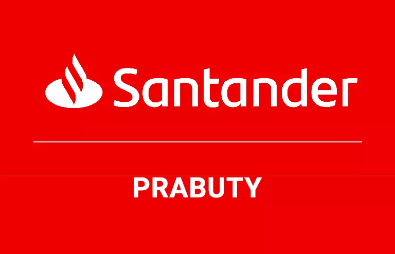 Logo prabuckiej placówki Santander Bank Polska S.A.
