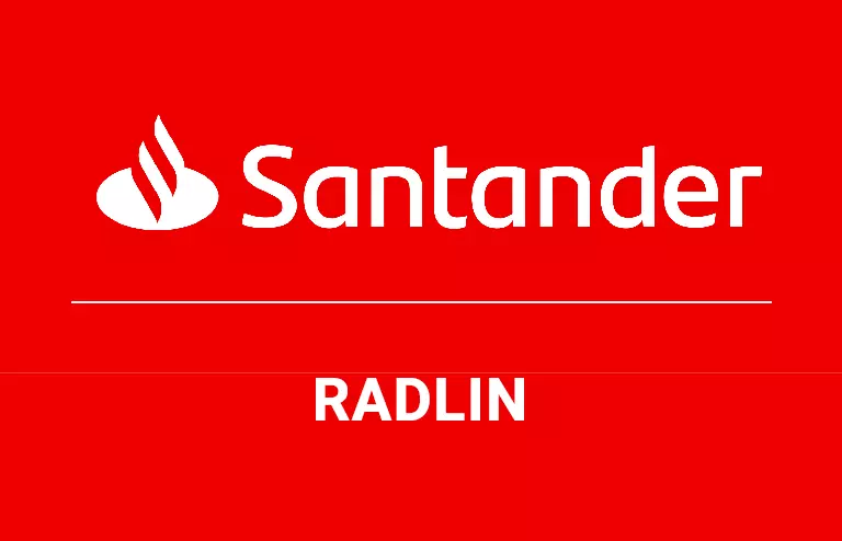 Logo radlińskiej placówki Santander Bank Polska S.A.
