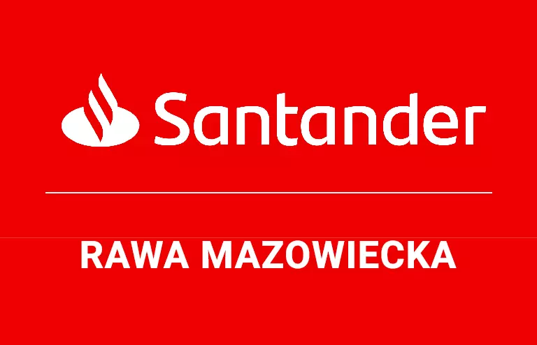 Logo rawskiej placówki Santander Bank Polska S.A.