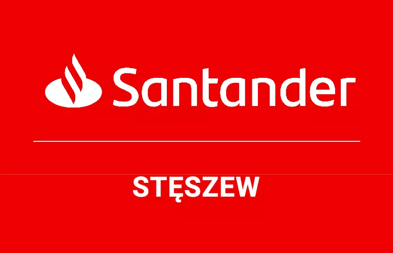 Logo stęszewskiej placówki Santander Bank Polska S.A.