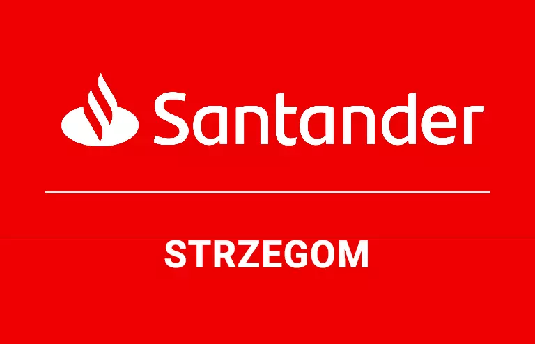 Logo strzegomskiej placówki Santander Bank Polska S.A.