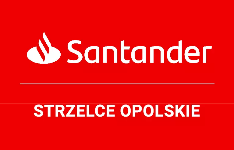 Logo strzeleckiej placówki Santander Bank Polska S.A.