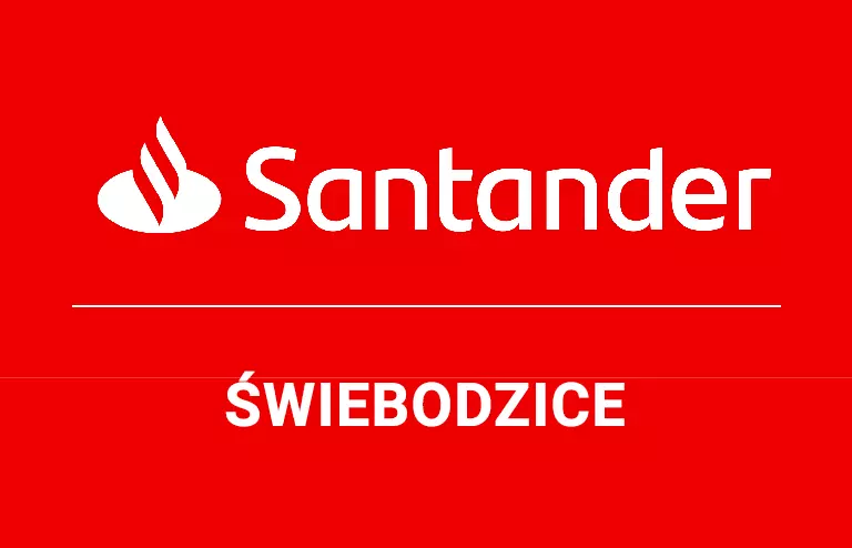 Logo świebodzickiej placówki Santander Bank Polska S.A.