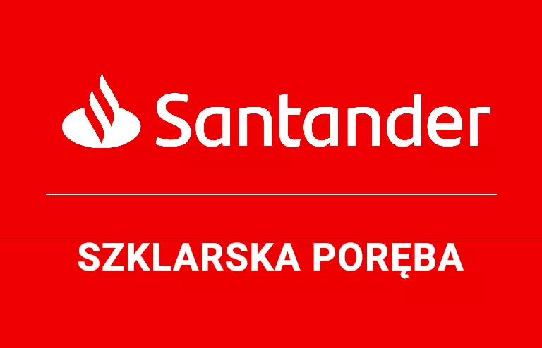 Logo szklarskiej placówki Santander Bank Polska S.A.