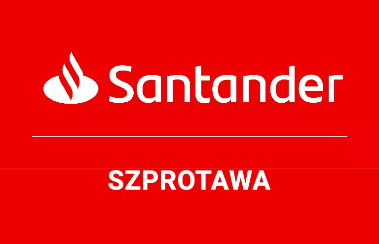 Logo szprotawskiej placówki Santander Bank Polska S.A.