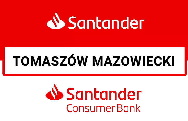 Logo oddziału Santander Tomaszów Mazowiecki