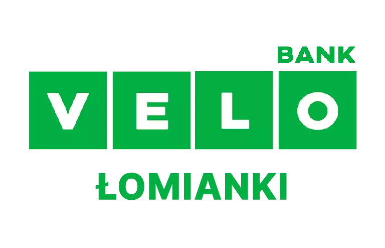 Logo placówki VeloBanku w Łomiankach