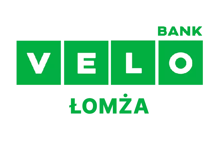 Logo placówki VeloBanku w Łomży