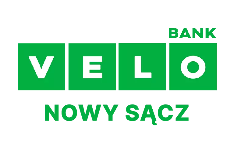 Logo placówki VeloBanku w Nowym Sączu