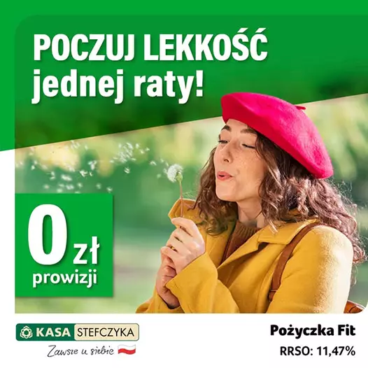 Kobieta z dmuchawcem