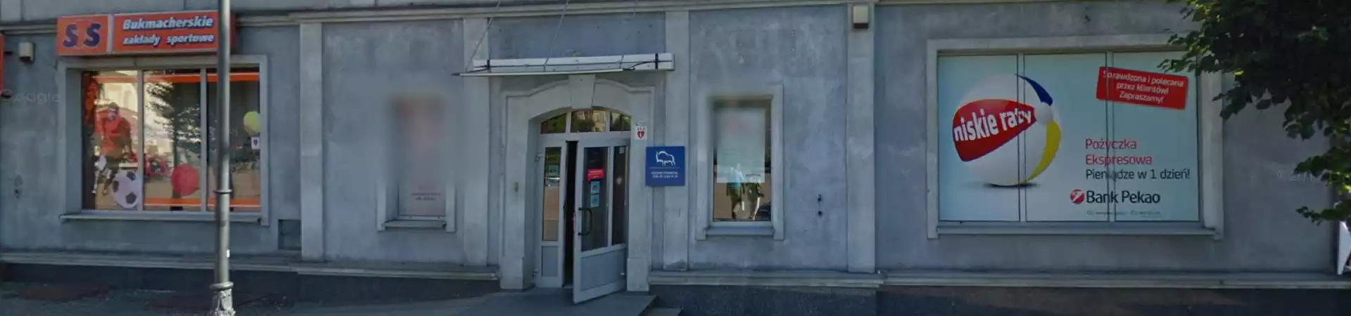 Zdjęcie placówki Banku Pekao w Żorach przy ulicy Rynku