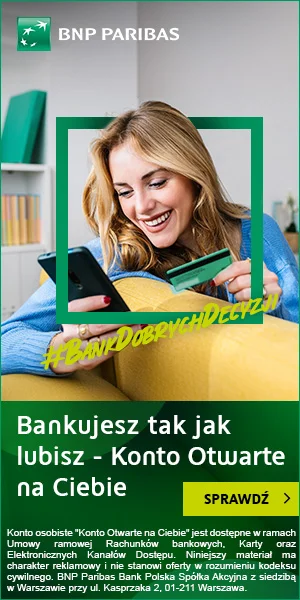 Załóż konto osobiste w Paribas