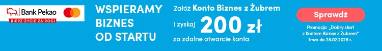 Konto biznes z Żubrem w Pekao