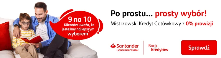 Pożyczka gotówkowa w Sandander Bank Polska
