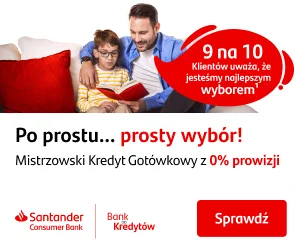 Pożyczka gotówkowa w Santander
