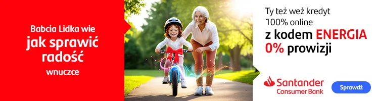 Gotówka w promocji w banku Santander