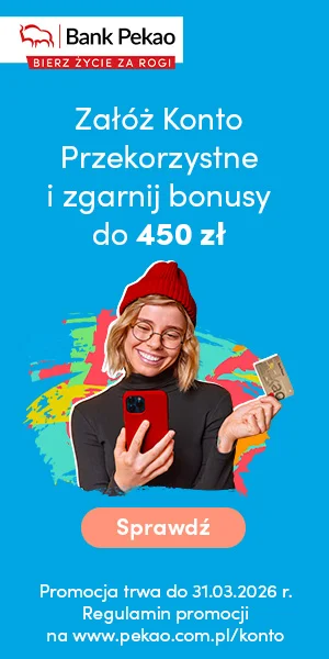 Konto przekorzystne w promocji