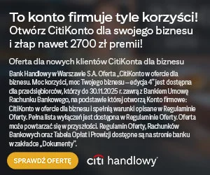 Otwórz rachunek firmowy w Citi