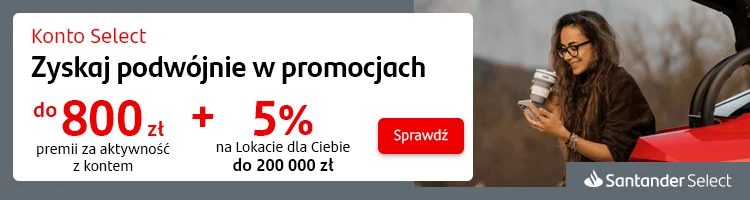 Konto select w banku Santander