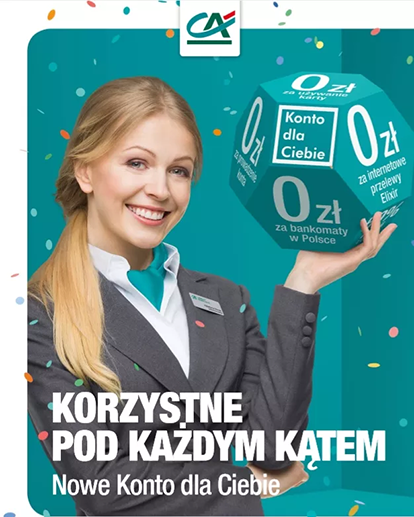 Nowe konto osobiste w Credit Agricole